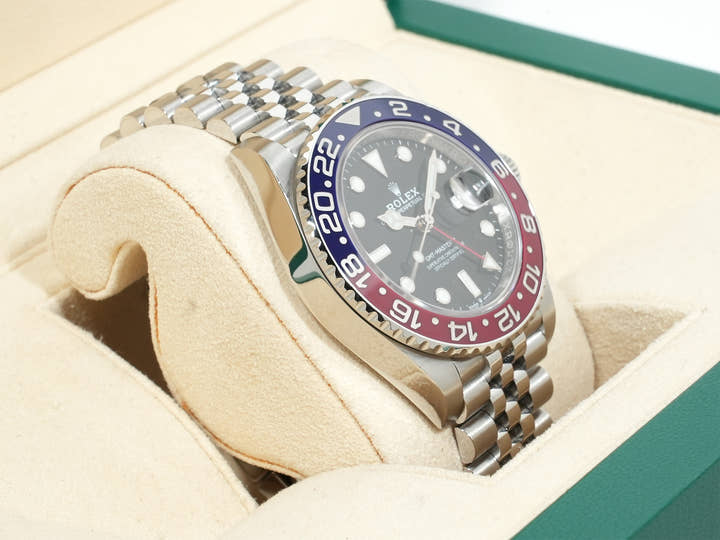 ロレックス GMTマスターII Ref.126710BLRO ステンレススチール ブラック文字盤 ジュビリーブレスレット