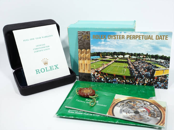 ロレックス オイスターパーペチュアル デイト TIFFANY&CO. Ref.15200 ステンレススチール ブルー文字盤