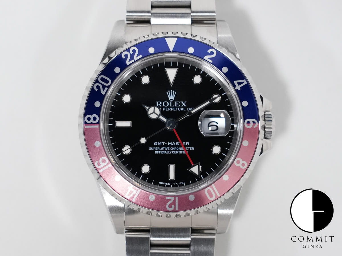 ロレックス GMTマスター Ref.16700 ステンレススチール ブラック文字盤 オイスターブレスレット