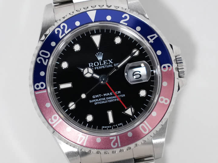 ロレックス GMTマスター Ref.16700 ステンレススチール ブラック文字盤 オイスターブレスレット