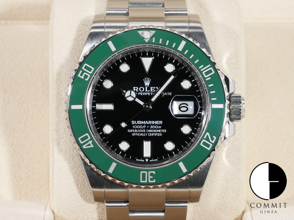 ロレックス サブマリーナー デイト Ref.126610LV ステンレススチール ブラック文字盤