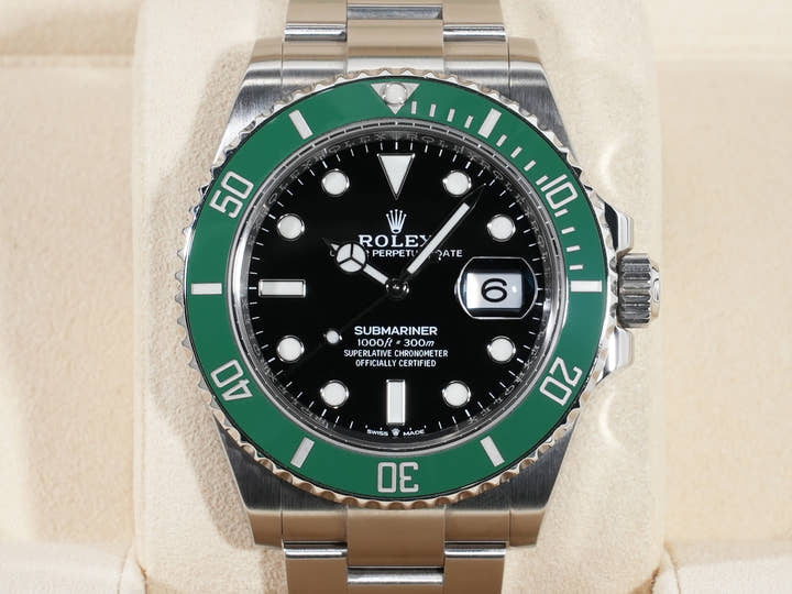 ロレックス サブマリーナー デイト Ref.126610LV ステンレススチール ブラック文字盤