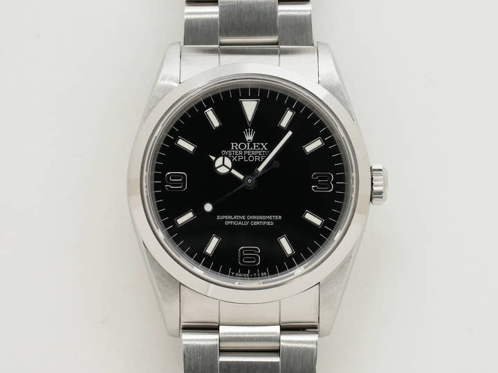 ロレックス エクスプローラーI Ref.14270 ステンレススチール ブラック文字盤
