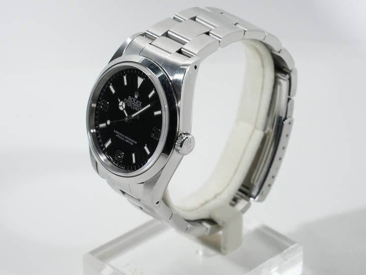 ロレックス エクスプローラーI Ref.14270 ステンレススチール ブラック文字盤