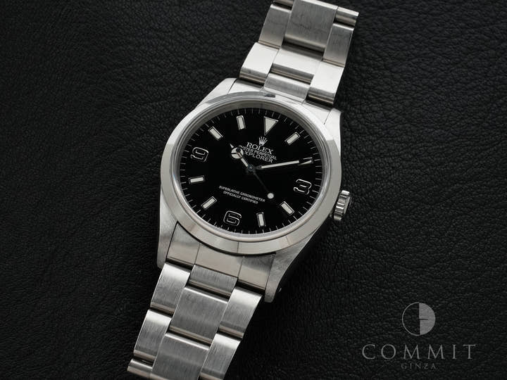 ロレックス エクスプローラーI Ref.14270 ステンレススチール ブラック文字盤