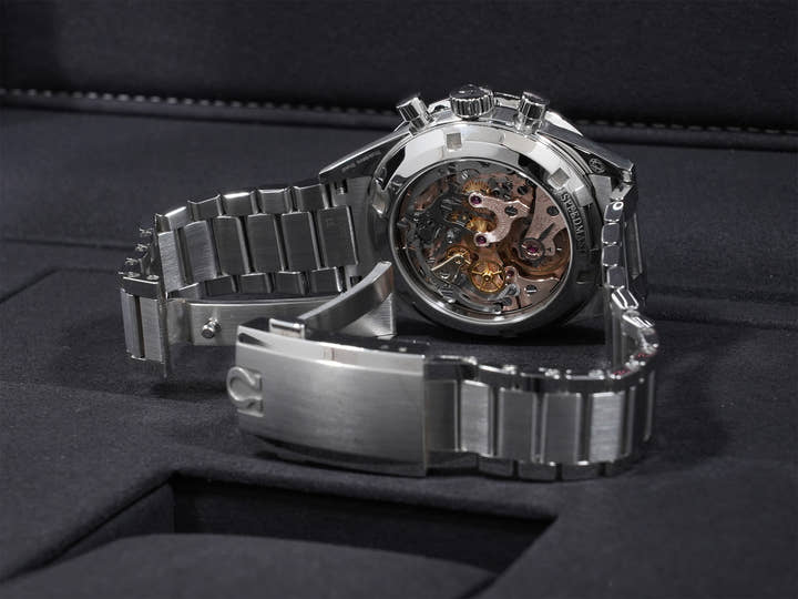 オメガ スピードマスター キャリバー321 クロノグラフ 39.7MM Ref.311.30.40.30.01.001 SS ブラック文字盤 中古 vf4zxmqx