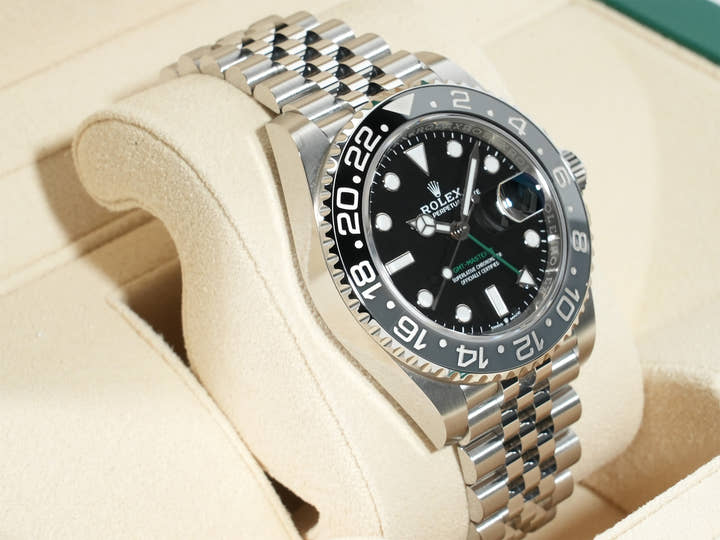 ロレックス GMTマスターII Ref.126710GRNR ステンレススチール ブラック文字盤 ジュビリーブレスレット