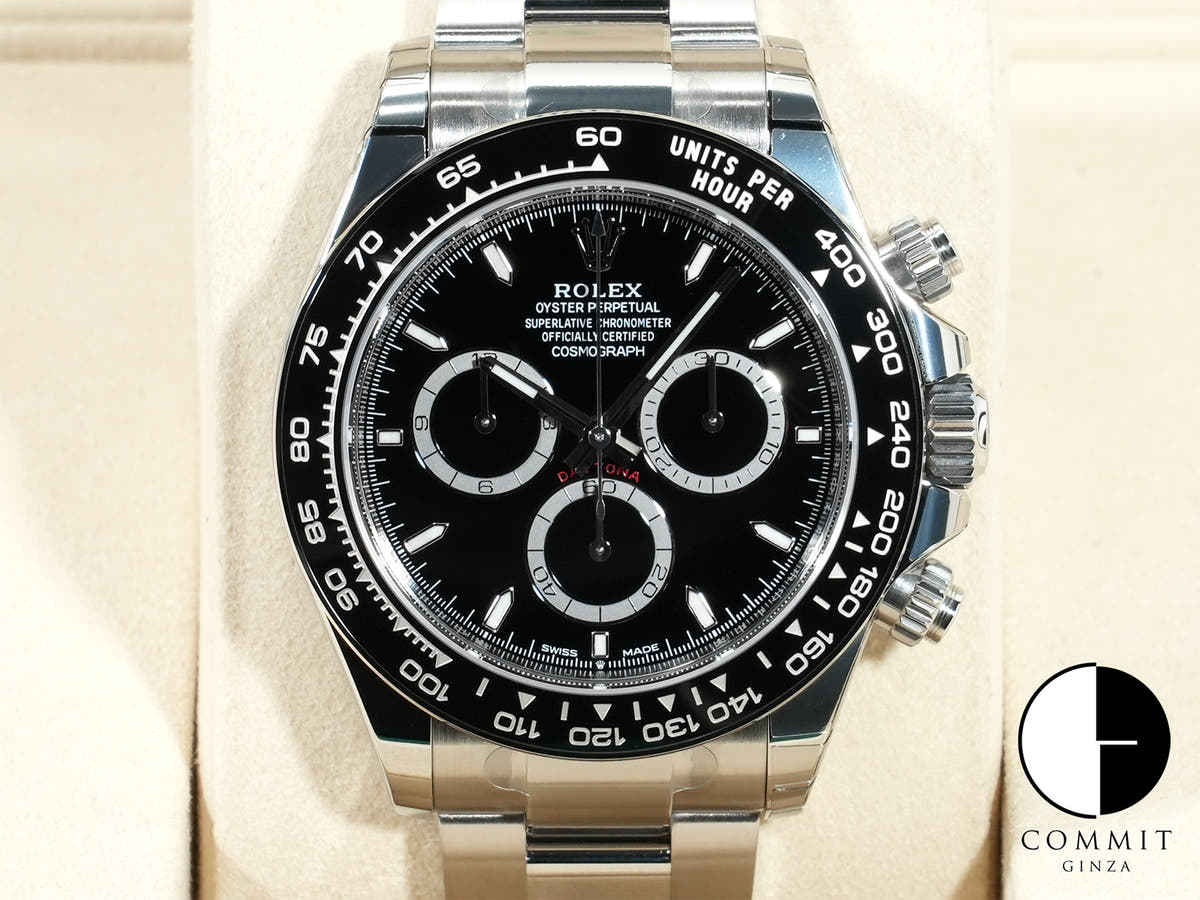 ロレックス デイトナ Ref.126500LN ステンレススチール ブラック文字盤