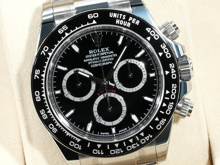 ロレックス デイトナ Ref.126500LN ステンレススチール ブラック文字盤