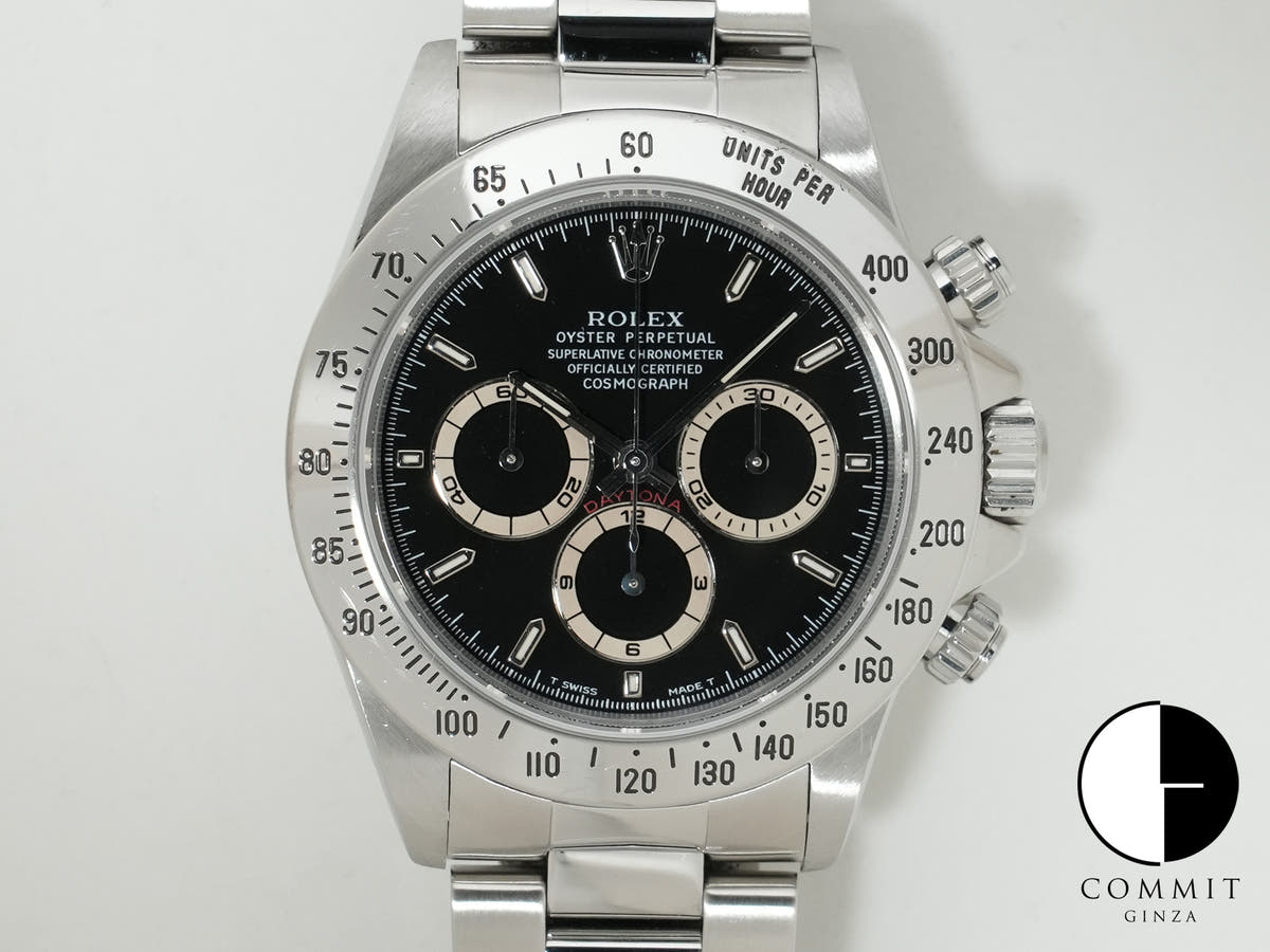 ロレックス デイトナ エルプリメロ Ref.16520 ステンレススチール ブラック文字盤