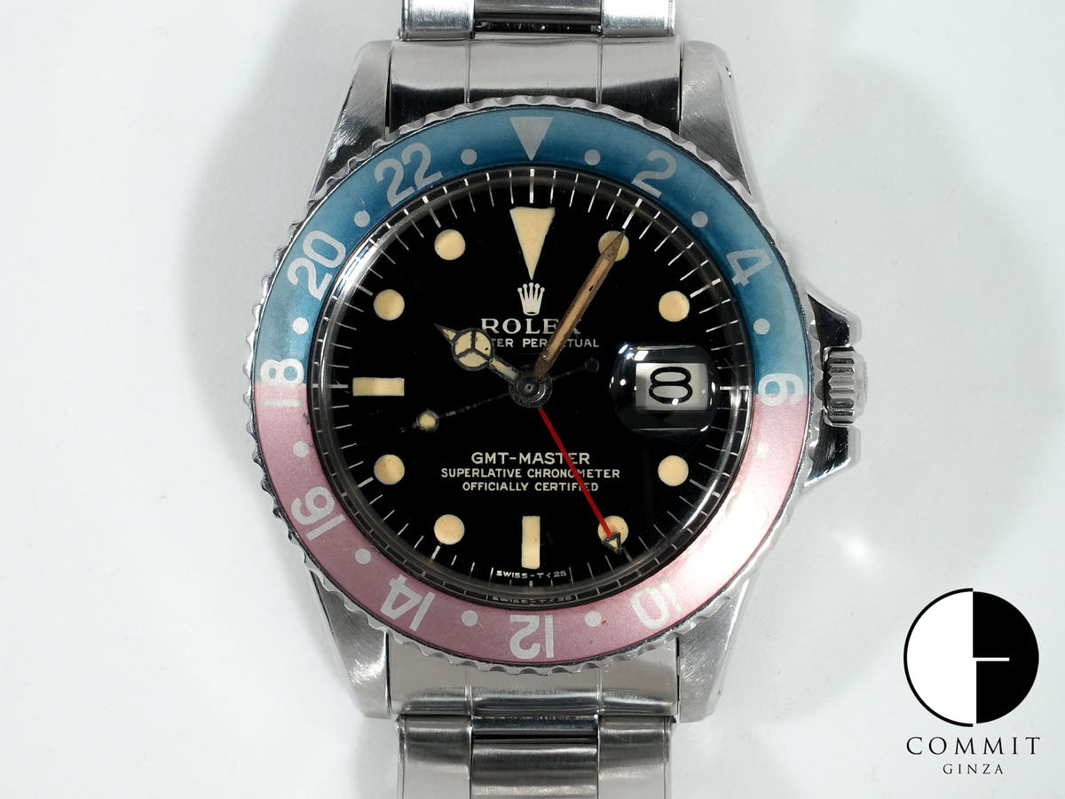 ロレックス GMTマスター Ref.1675M ステンレススチール ブラック文字盤 オイスターブレスレット 中古 4g3spmt2
