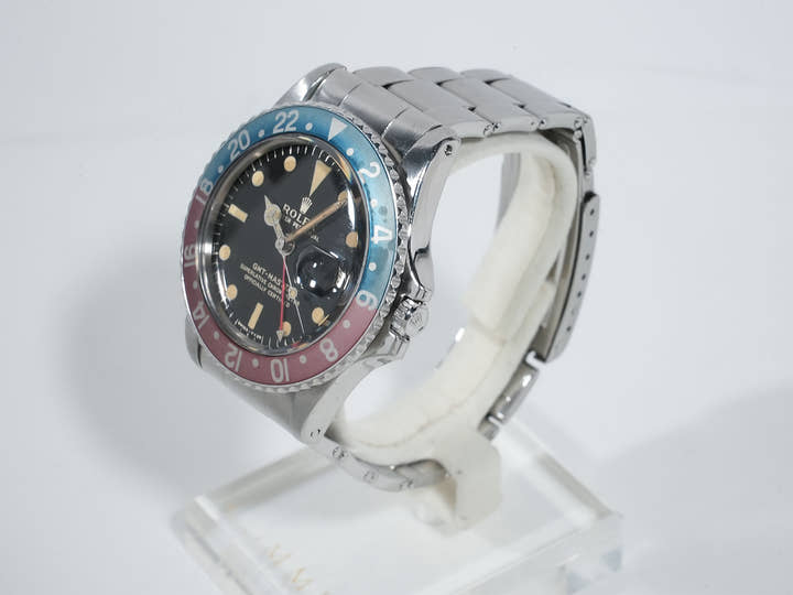 ロレックス GMTマスター Ref.1675M ステンレススチール ブラック文字盤 オイスターブレスレット 中古 4g3spmt2