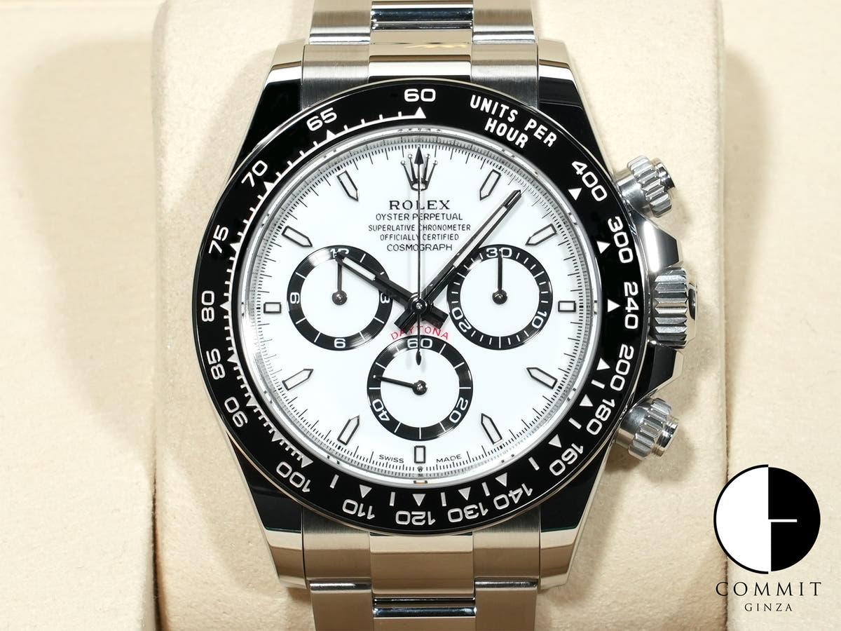 ロレックス デイトナ Ref.126500LN ステンレススチール ホワイト文字盤