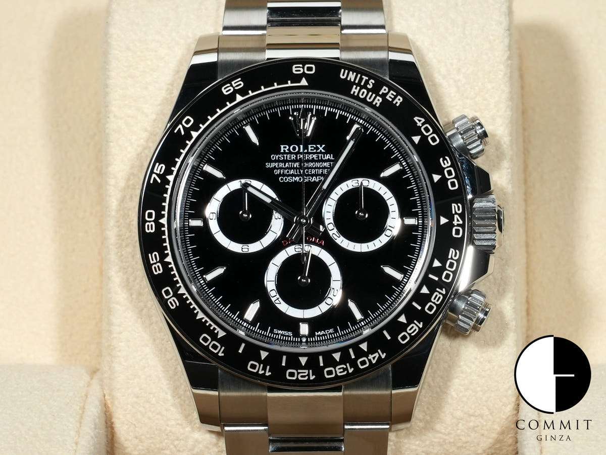 Rolex Daytona Ref.126500LN SS Black Dial Good Condition Pre-Owned qvmcikxb