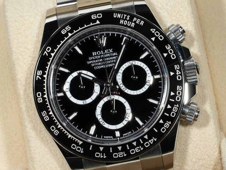 Rolex Daytona Ref.126500LN SS Black Dial Good Condition Pre-Owned qvmcikxb