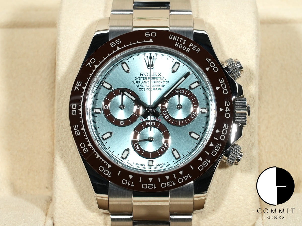 ロレックス デイトナ Ref.116506 プラチナ アイスブルー文字盤
