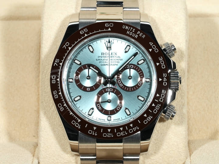 ロレックス デイトナ Ref.116506 プラチナ アイスブルー文字盤