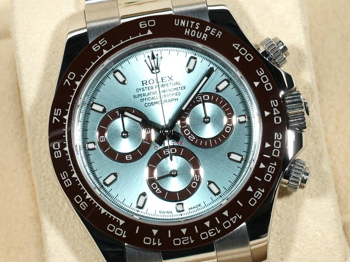 ロレックス デイトナ Ref.116506 プラチナ アイスブルー文字盤