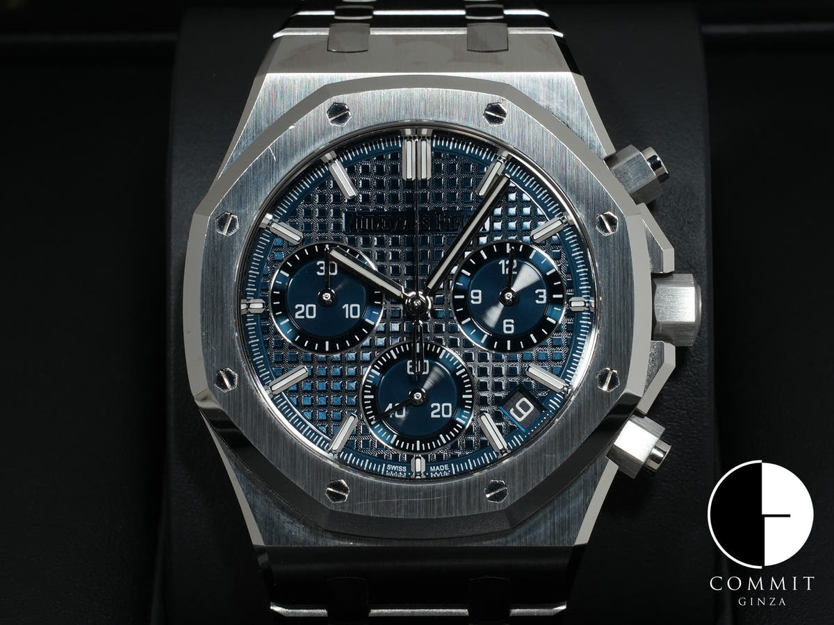 オーデマピゲ ロイヤルオーク クロノグラフ 50周年記念 Ref.26240ST.OO.1320ST.01 ステンレススチール ブルー文字盤