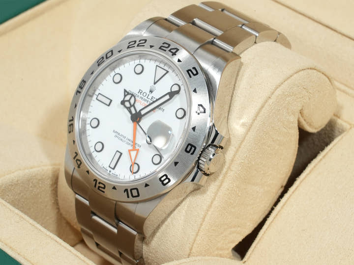 ロレックス エクスプローラーII Ref.226570 ステンレススチール ホワイト文字盤