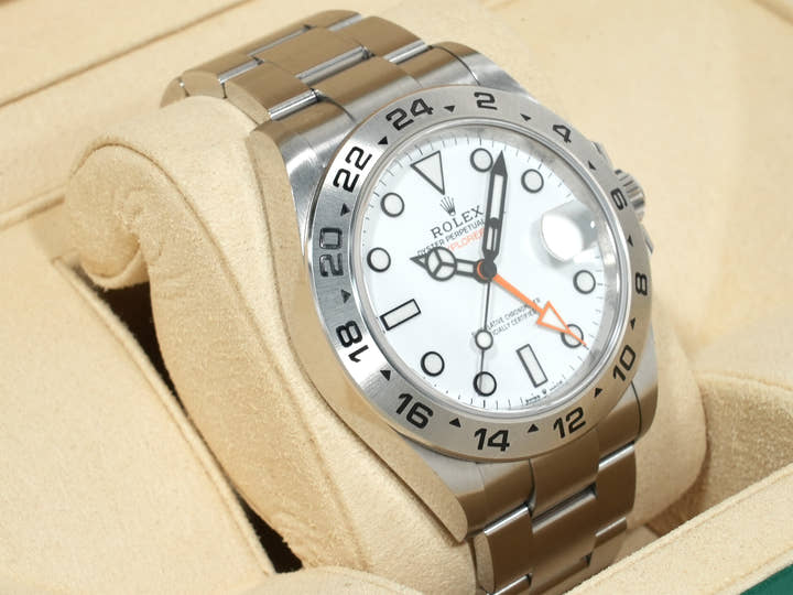 ロレックス エクスプローラーII Ref.226570 ステンレススチール ホワイト文字盤