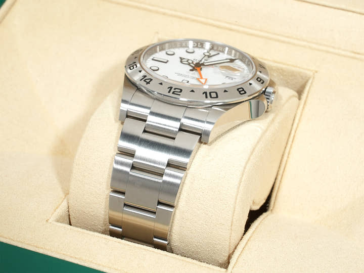 ロレックス エクスプローラーII Ref.226570 ステンレススチール ホワイト文字盤