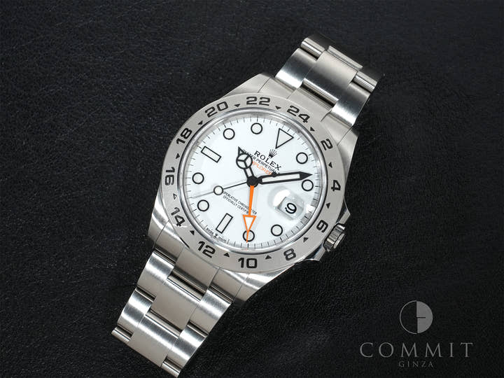 ロレックス エクスプローラーII Ref.226570 ステンレススチール ホワイト文字盤