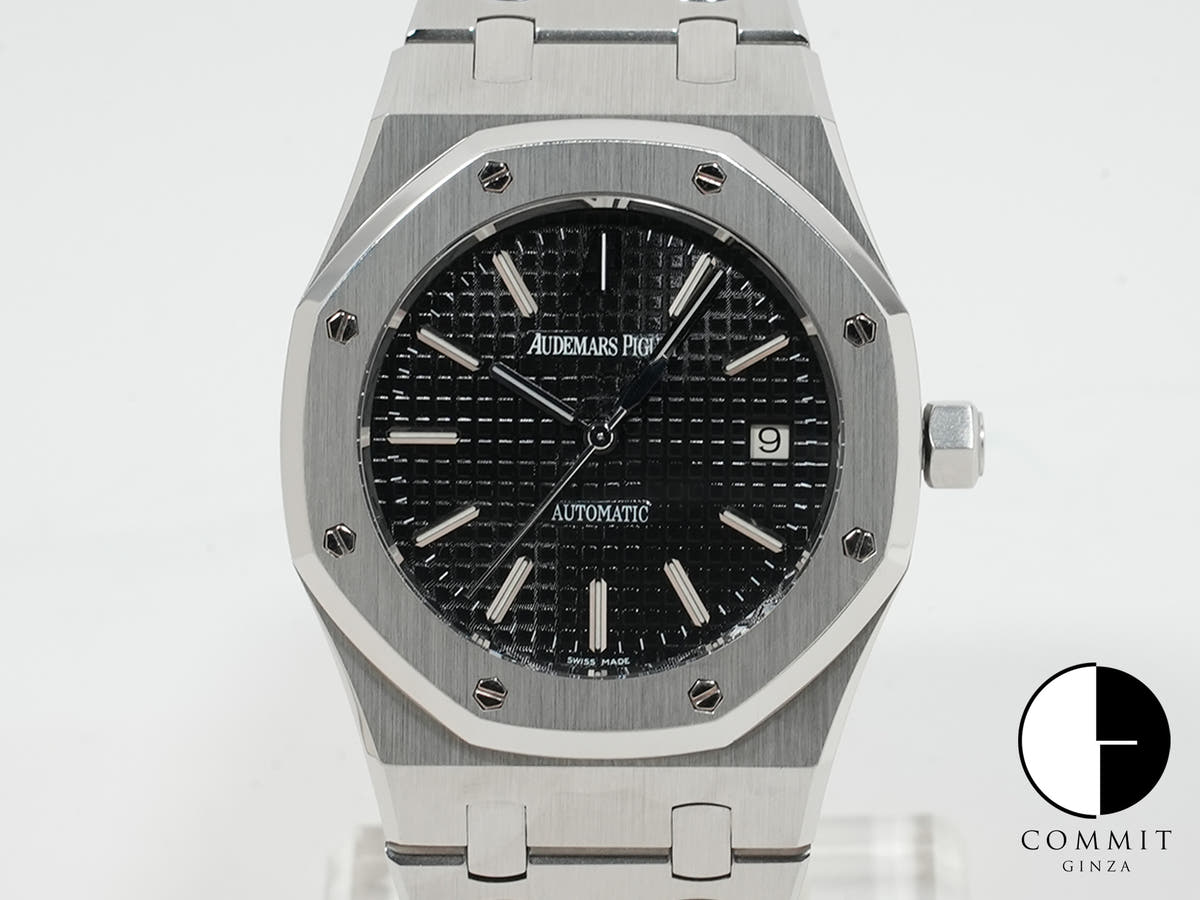 Audemars Piguet Royal Oak Ref.15300ST.OO.1220ST.03 SS Black Dial Used asznmwt3