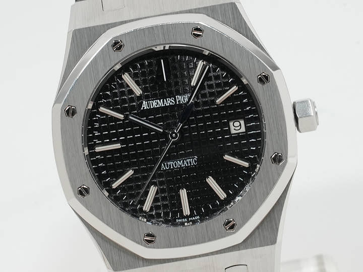 Audemars Piguet Royal Oak Ref.15300ST.OO.1220ST.03 SS Black Dial Used asznmwt3