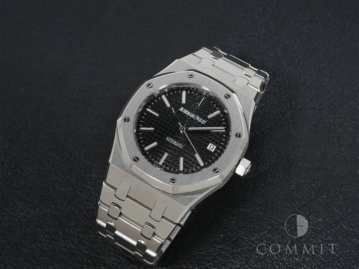 Audemars Piguet Royal Oak Ref.15300ST.OO.1220ST.03 SS Black Dial Used asznmwt3