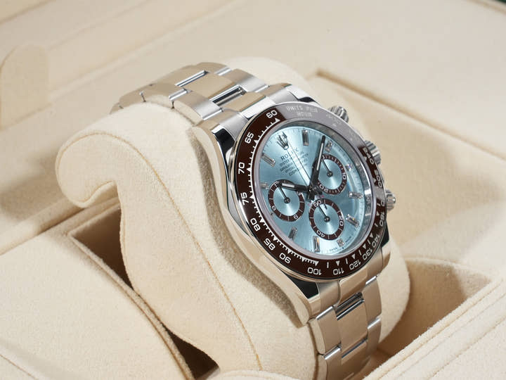 ロレックス デイトナ Ref.126506A プラチナ アイスブルーx11Pダイヤ文字盤