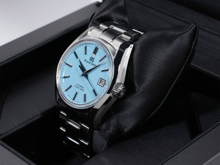 グランドセイコー ヘリテージ コレクション Ref.SBGH297 SS スカイブルー文字盤 極美品 tj45y73g