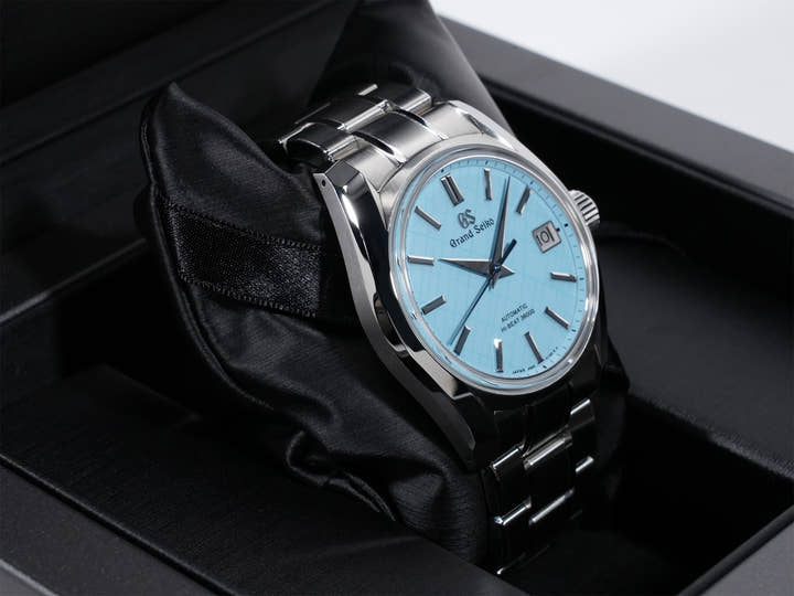 グランドセイコー ヘリテージ コレクション Ref.SBGH297 SS スカイブルー文字盤 極美品 tj45y73g