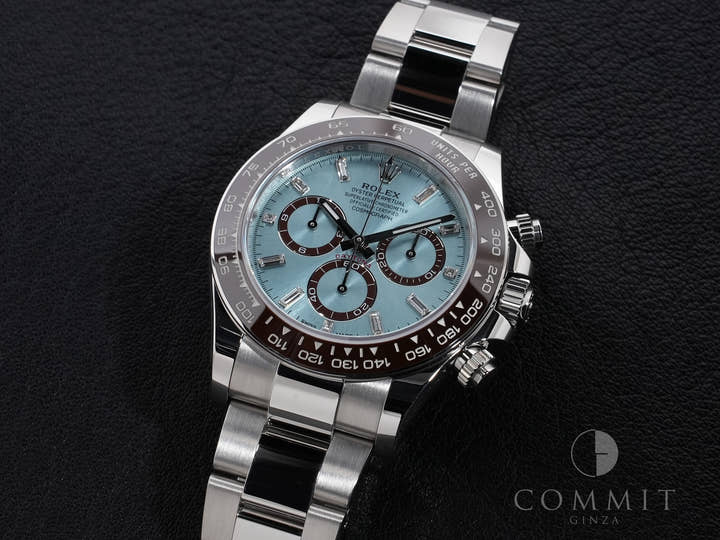 ロレックス デイトナ Ref.126506A プラチナ アイスブルーx11Pダイヤ文字盤