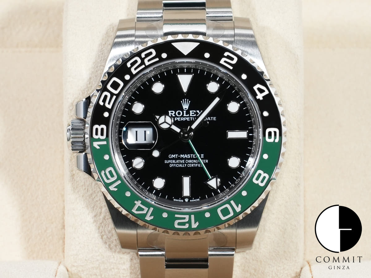 Rolex GMT Master II Ref.126720VTNR SS Black Dial Oyster Bracelet Unused 4rtbrwb8