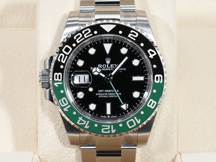 Rolex GMT Master II Ref.126720VTNR SS Black Dial Oyster Bracelet Unused 4rtbrwb8