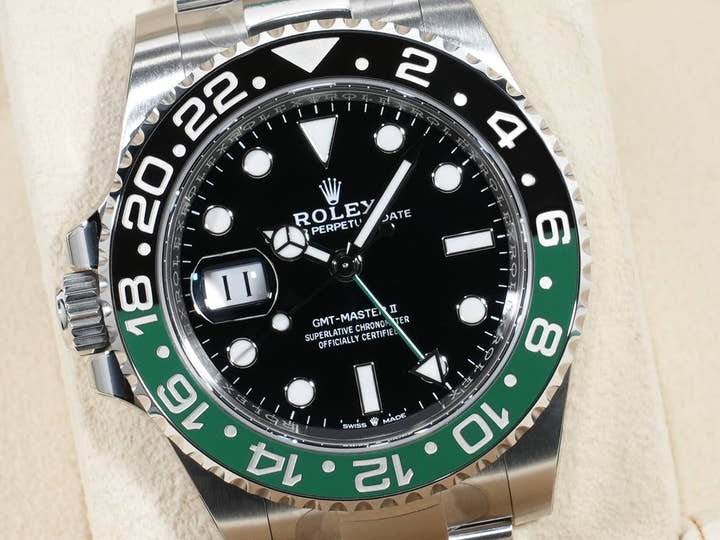 Rolex GMT Master II Ref.126720VTNR SS Black Dial Oyster Bracelet Unused 4rtbrwb8