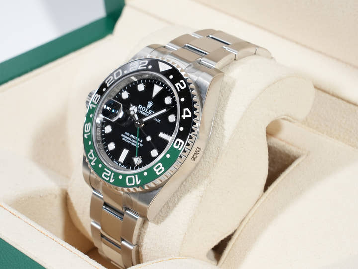 Rolex GMT Master II Ref.126720VTNR SS Black Dial Oyster Bracelet Unused 4rtbrwb8