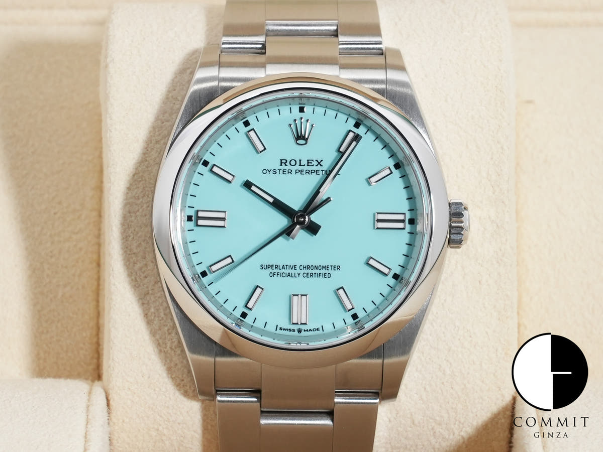 Rolex Oyster Perpetual 36 Ref.126000 SS Turquoise Dial Used svxkvfvn
