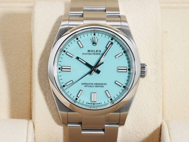 Rolex Oyster Perpetual 36 Ref.126000 SS Turquoise Dial Used svxkvfvn
