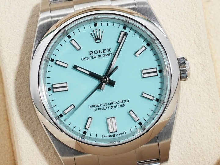 Rolex Oyster Perpetual 36 Ref.126000 SS Turquoise Dial Used svxkvfvn