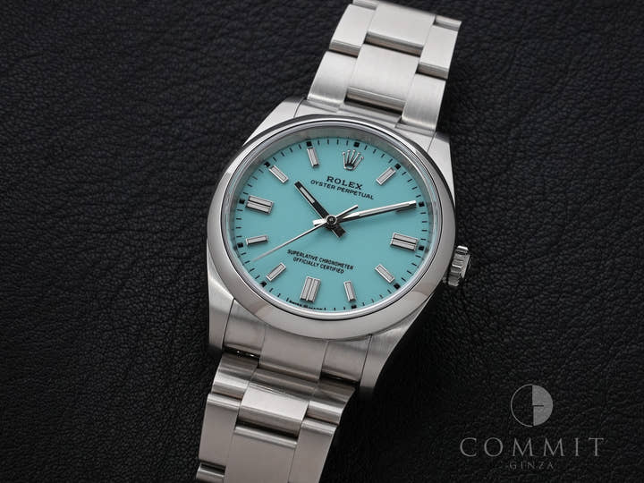 Rolex Oyster Perpetual 36 Ref.126000 SS Turquoise Dial Used svxkvfvn
