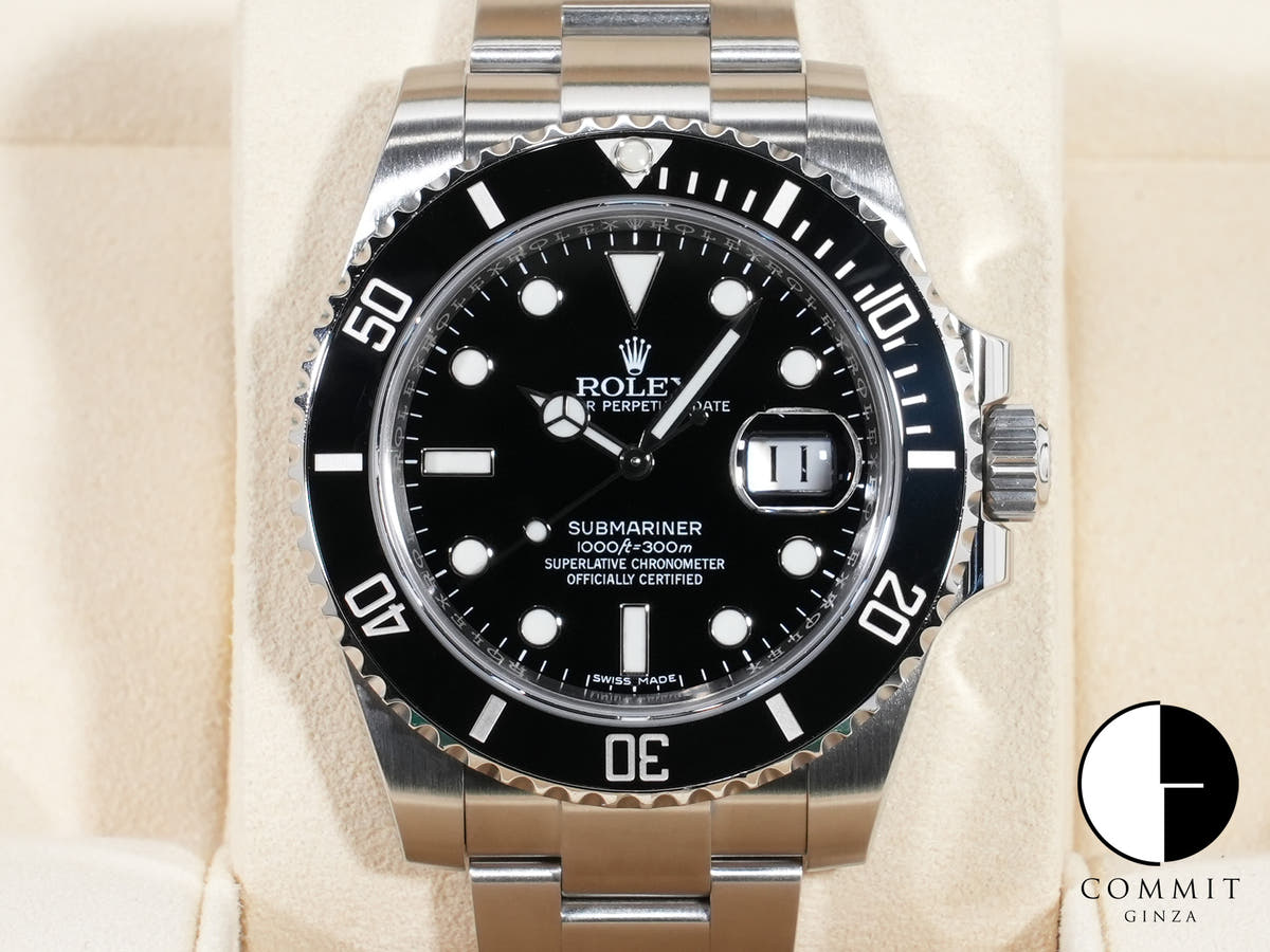 ロレックス サブマリーナー デイト Ref.116610LN ステンレススチール ブラック文字盤