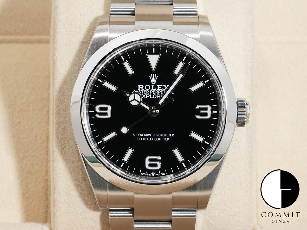 ロレックス エクスプローラー40 Ref.224270 ステンレススチール ブラック文字盤