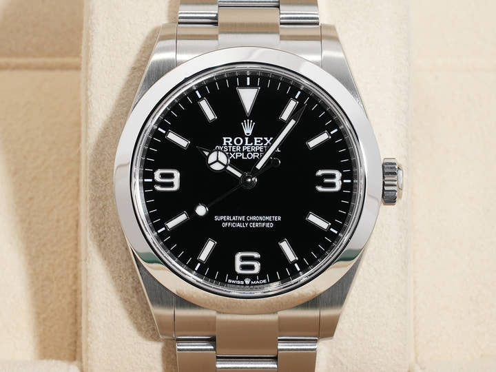 ロレックス エクスプローラー40 Ref.224270 ステンレススチール ブラック文字盤