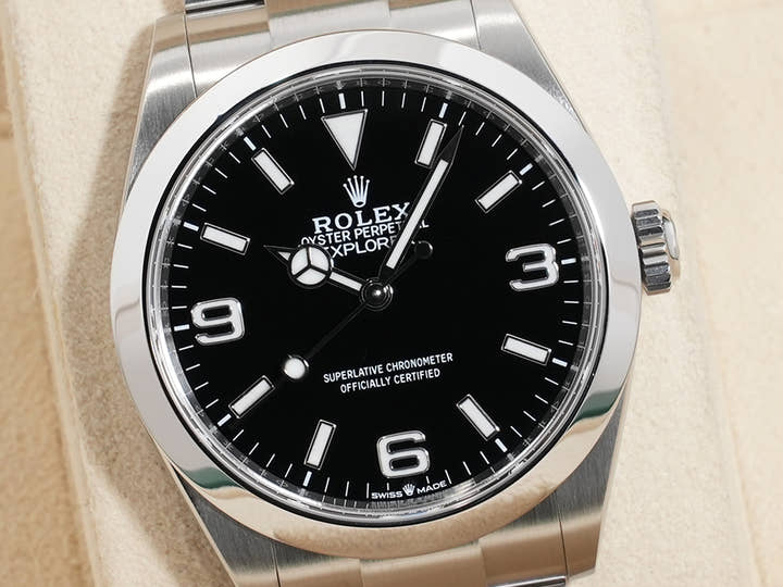 ロレックス エクスプローラー40 Ref.224270 ステンレススチール ブラック文字盤