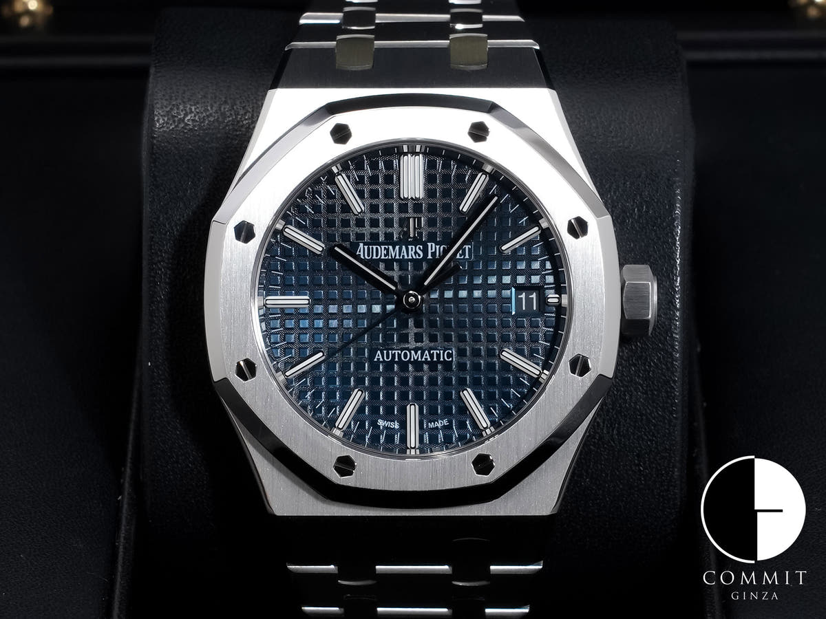 オーデマピゲ ロイヤルオーク Ref.15450ST.OO.1256ST.03 ステンレススチール ブルー文字盤