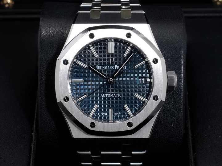 オーデマピゲ ロイヤルオーク Ref.15450ST.OO.1256ST.03 ステンレススチール ブルー文字盤