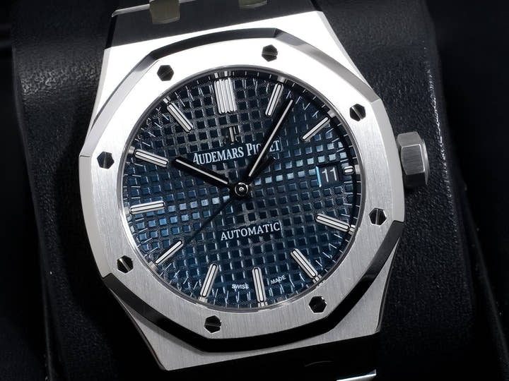 オーデマピゲ ロイヤルオーク Ref.15450ST.OO.1256ST.03 ステンレススチール ブルー文字盤