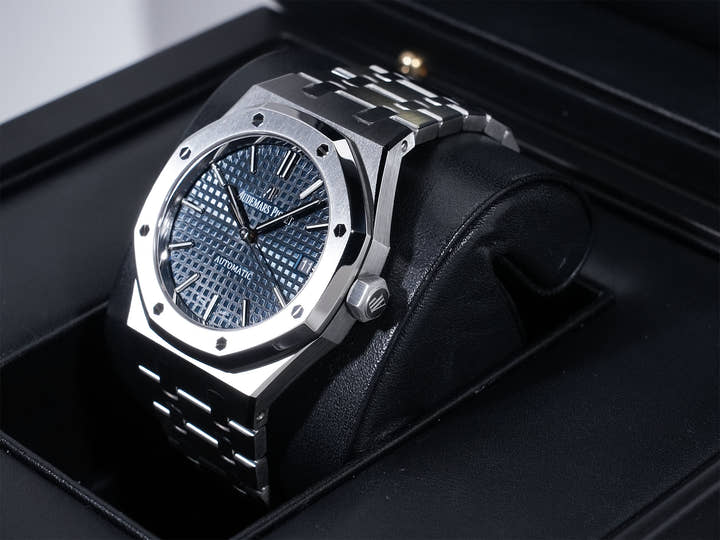 オーデマピゲ ロイヤルオーク Ref.15450ST.OO.1256ST.03 ステンレススチール ブルー文字盤